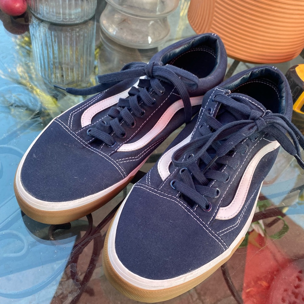 Mens Blue Classic Vans